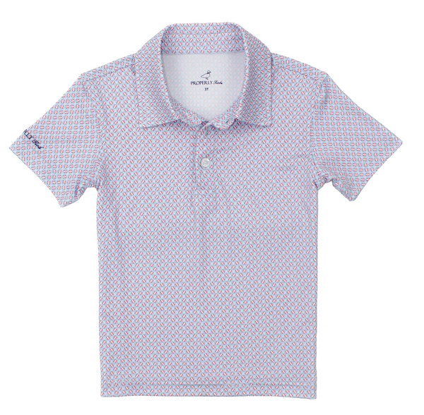 Boys Inlet Polo - Fastball from Anderson Parker