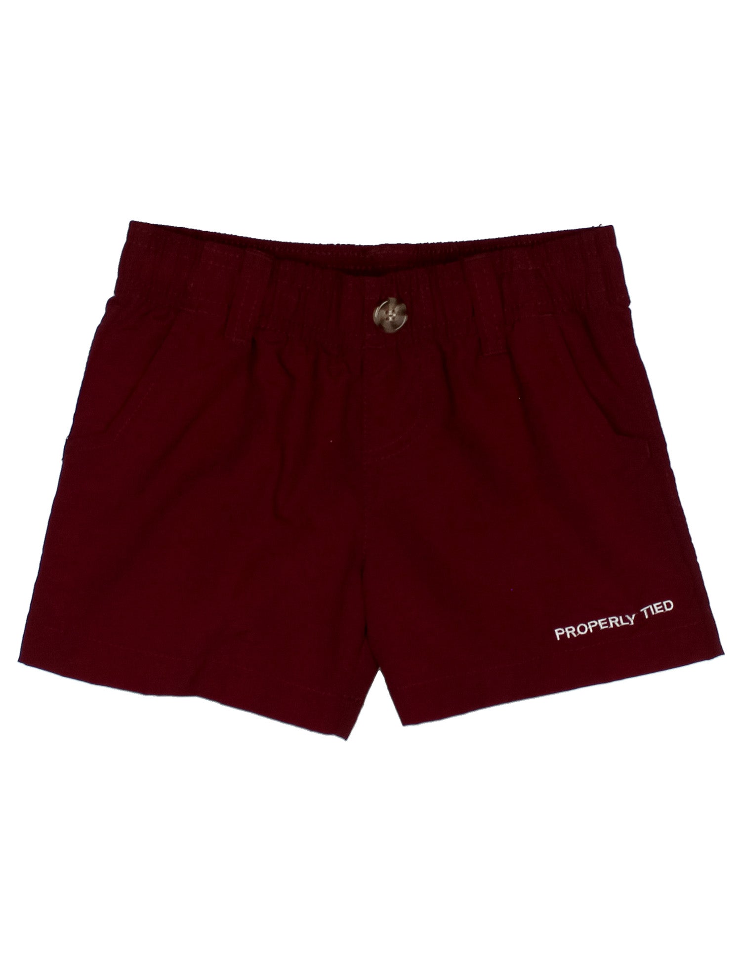 Boys Mallard Short - Maroon from Anderson Parker
