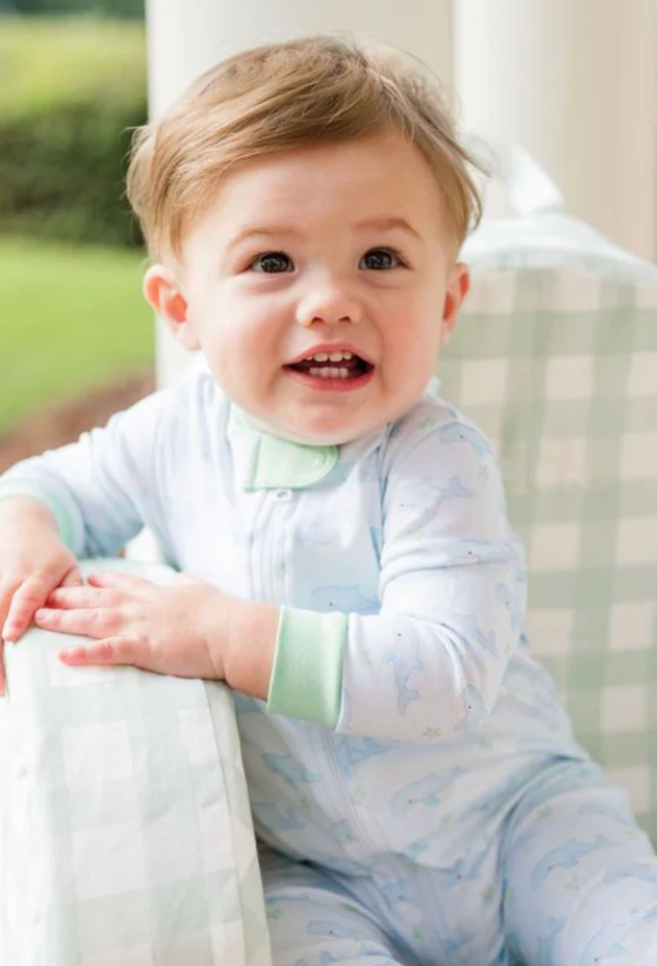 Boys One Piece Jammies - O'Whale from Anderson Parker
