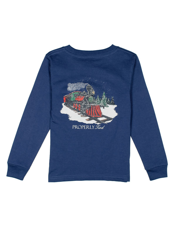 Boys Pt Express LS - River Blue from Anderson Parker