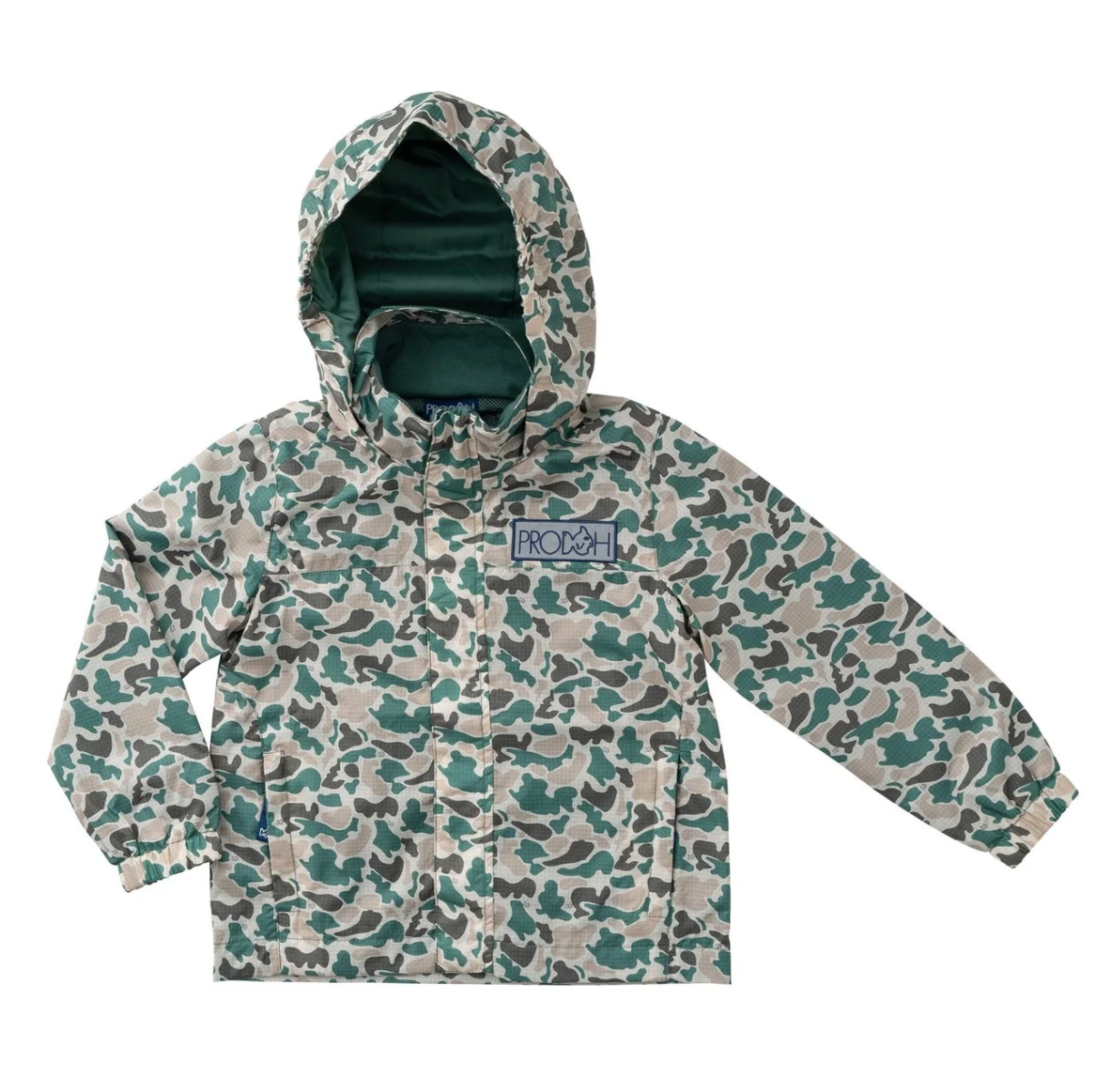 Boys Reflective Rain Jacket - Neutral Break Point Camo from Anderson Parker