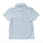 Boys Short Sleeve Too Cool for School - Ice Water Copen Blue Stripe from Anderson Parker
