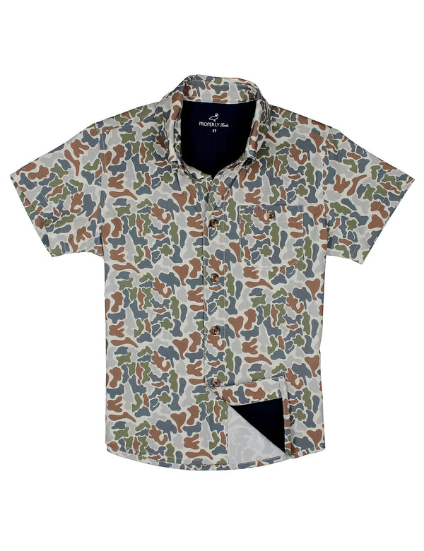 Boys Sportsman Field Shirt - Terra Camo from Anderson Parker