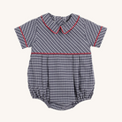 Bradford Bubble - Navy Grove Gingham/Richmond Red from Anderson Parker