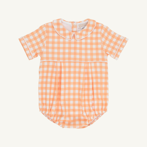 Bradford Bubble - Pima - Seashore Sherbet Gingham/Worth Ave White from Anderson Parker