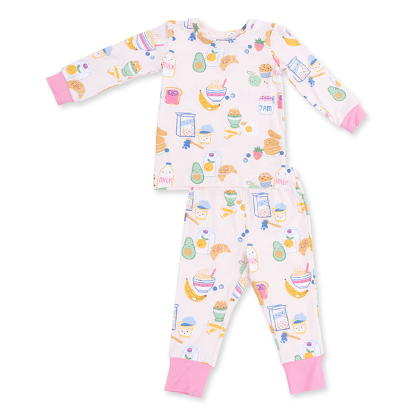 Breakfast Club Pink - Long Sleeve Loungewear Set from Anderson Parker