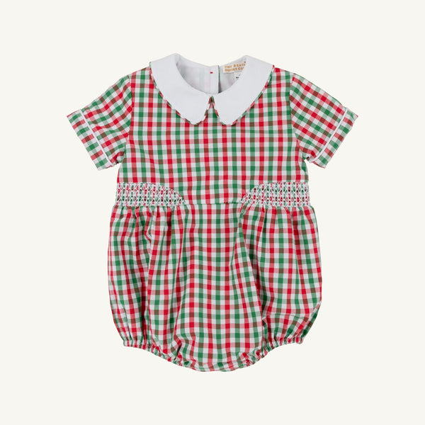 Brentley Bubble - Richmond Red and Kiawah Kelly Green Gingham/Worth Ave White from Anderson Parker
