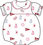 Britt Bubble - Sweet Home Honey / Worth Ave White / Hamptons Hot Pink from Anderson Parker