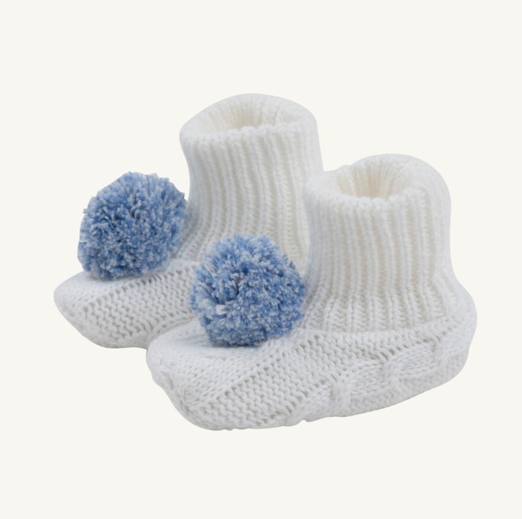 Bryer Bootie - Worth Ave White/Buckhead Blue and Barbados Blue from Anderson Parker