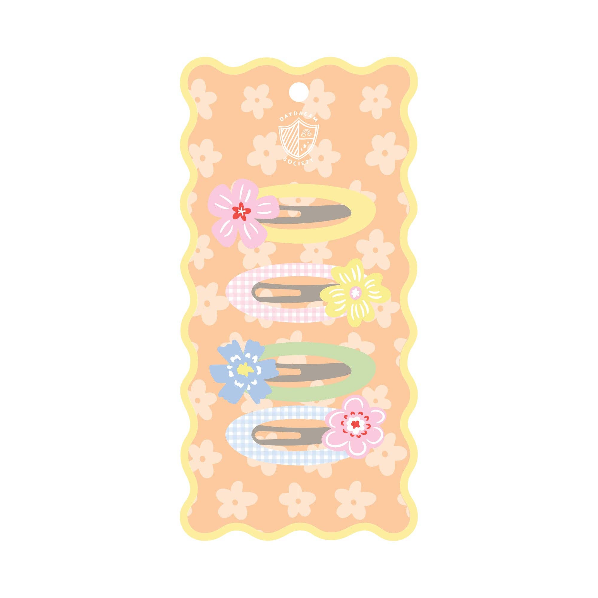 Bunnies In The Garden Flower Hair Clip Set from Anderson Parker