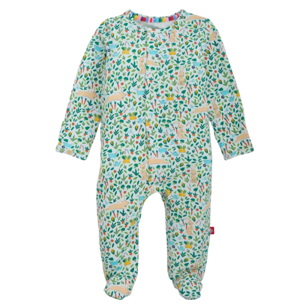 Bunny Garden Modal Magnetic Footie from Anderson Parker