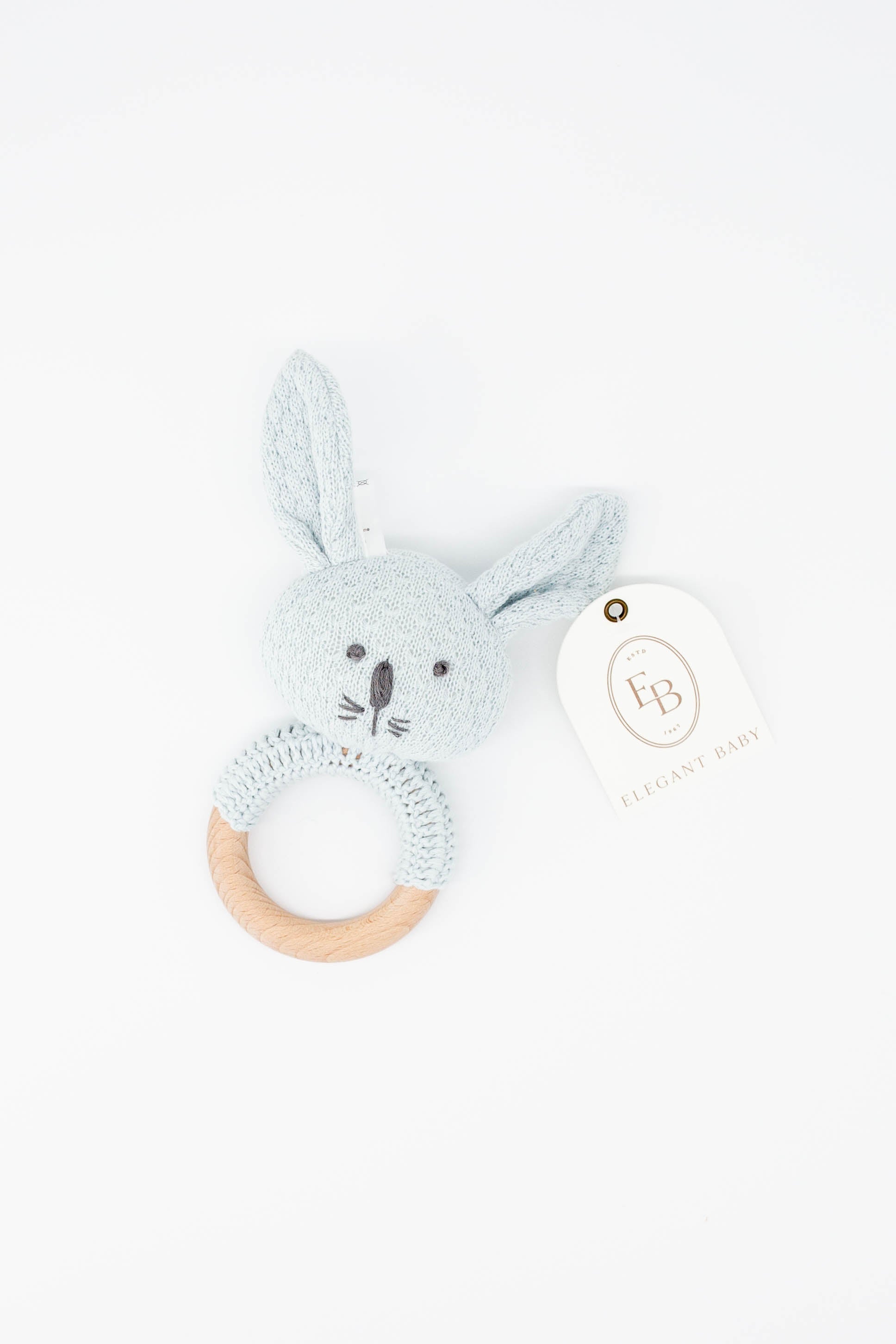 Bunny Wooden Baby Rattle from Anderson Parker