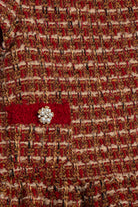 Burgundy Tweed Dress from Anderson Parker