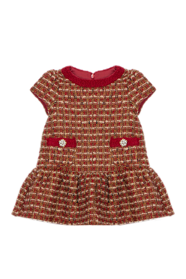 Burgundy Tweed Dress from Anderson Parker