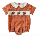 Burnt Orange Gingham Football Noah Bubble from Anderson Parker