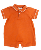 Burnt Orange Harold Romper from Anderson Parker