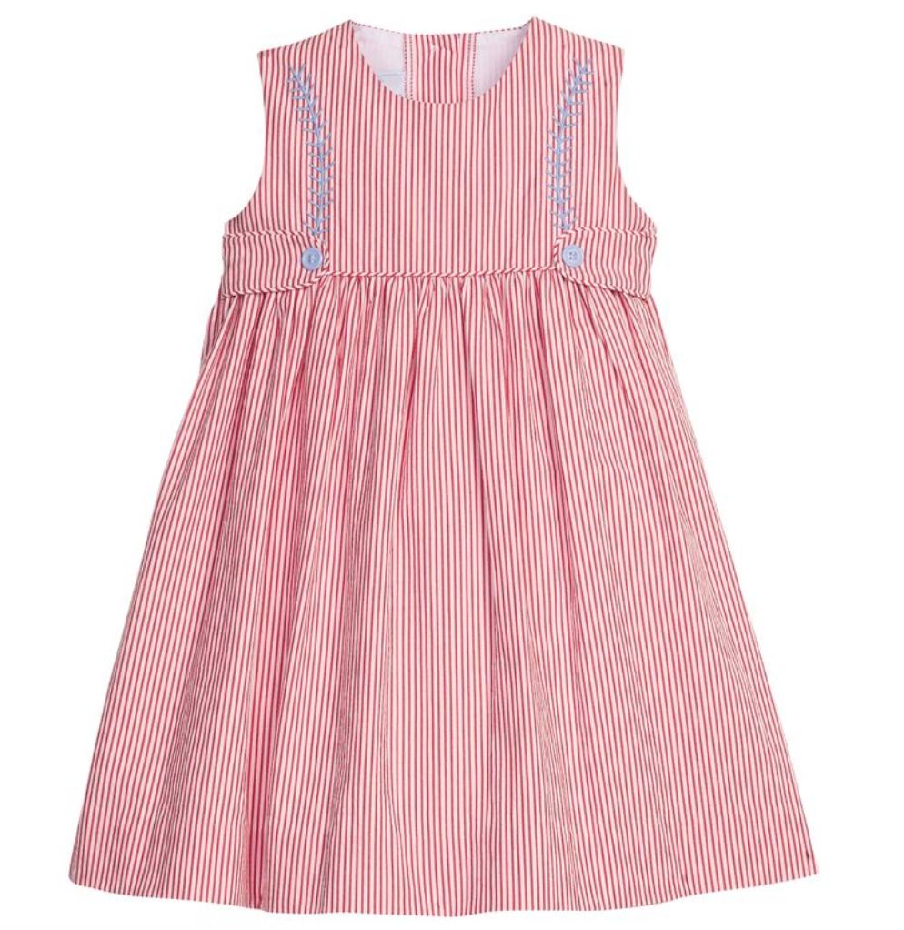 Button Tab Nantucket Dress - Baseball from Anderson Parker