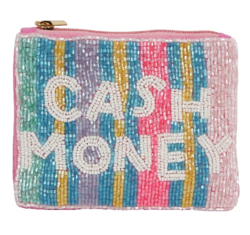 CASH MONEY Beaded Coin Wallet from Anderson Parker