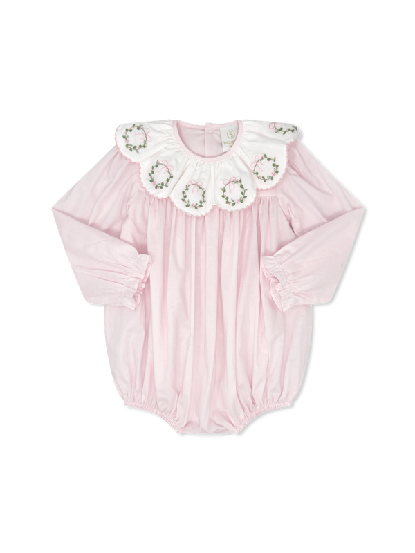 CHLOE BUBBLE BLESSINGS PINK BATISTE - WREATH EMBROIDERY from Anderson Parker