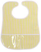 CLEAN UP BIB - GINGHAM BUTTERCUP from Anderson Parker