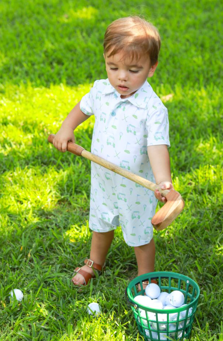 Caddy Club Polo Romper from Anderson Parker