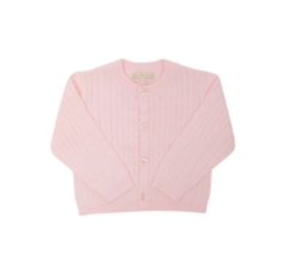 Cambridge Cardigan - Cable Knit - Palm Beach Pink from Anderson Parker