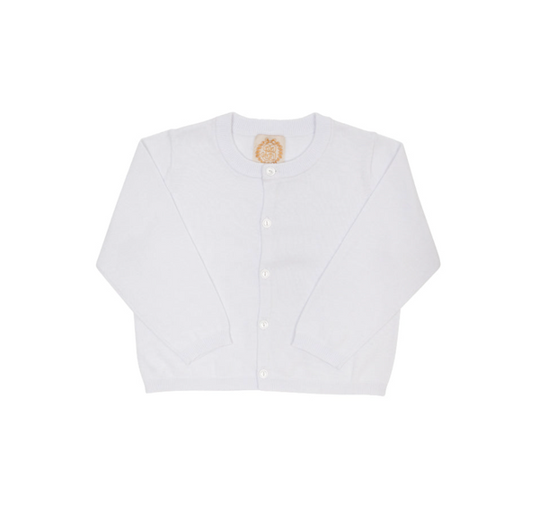 Cambridge Cardigan - Pearl Buttons - Worth Ave White from Anderson Parker