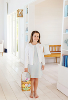 Cambridge Cardigan - Pearl Buttons - Worth Ave White from Anderson Parker