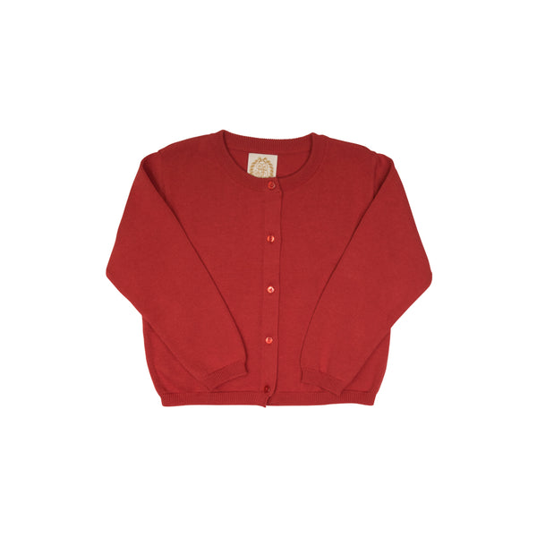 Cambridge Cardigan - Pearlized Buttons - Richmond Red from Anderson Parker