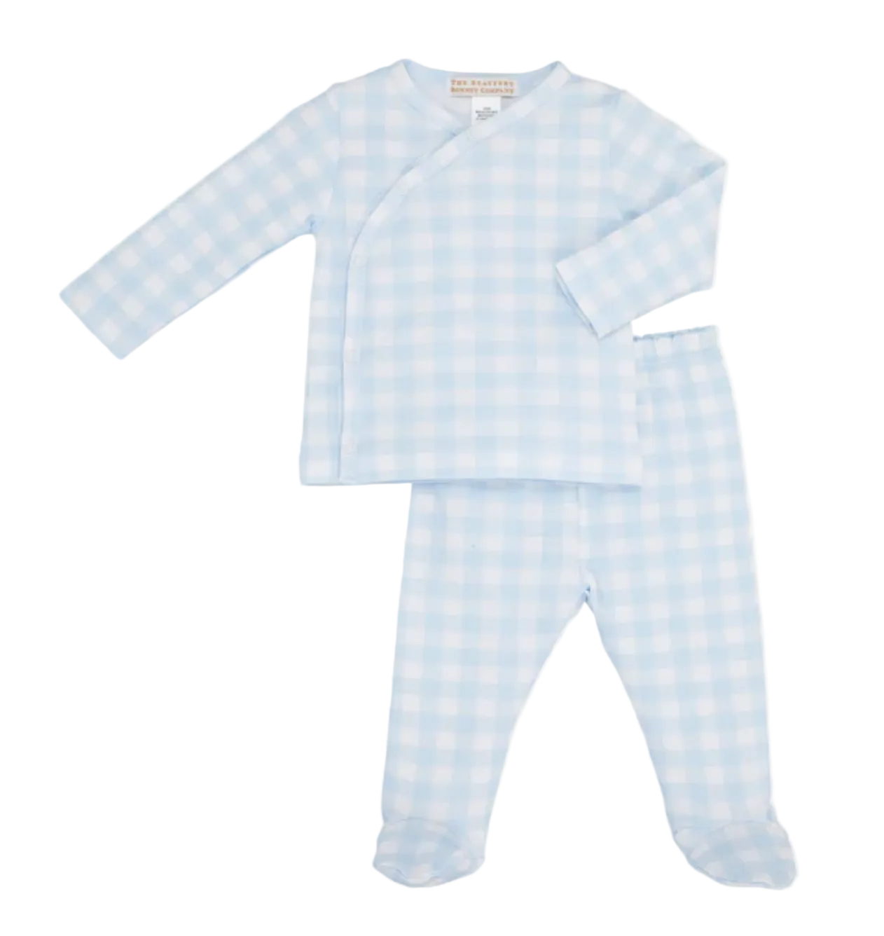 Cameron Cross-Front Set - Buckhead Blue Gingham from Anderson Parker
