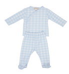 Cameron Cross-Front Set - Buckhead Blue Gingham from Anderson Parker