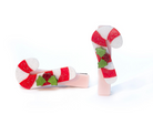 Candy Cane Red Strips Alligator Clip from Anderson Parker
