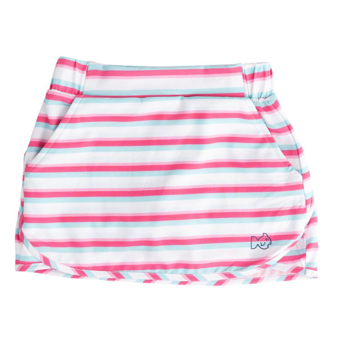 Carolina Catch Skort - Aruba Pink Stripe from Anderson Parker