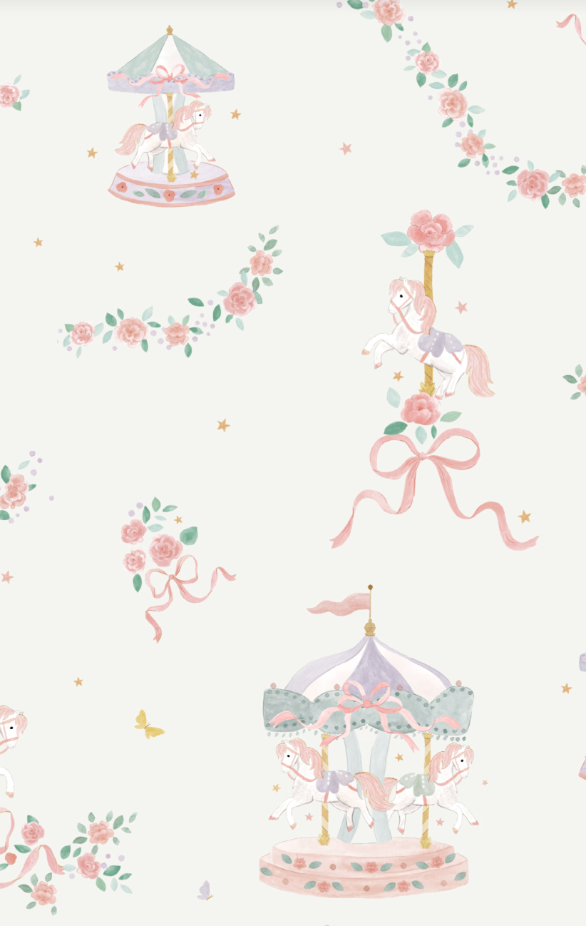 Carousel With Bows - Classic Puff Sleeve Babydoll Bubble from Anderson Parker