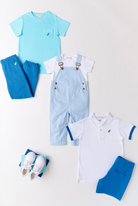 Carter Crewneck - Belhaven Blue/Wood Boat Blue from Anderson Parker
