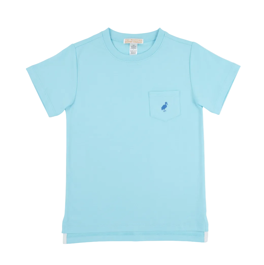 Carter Crewneck - Belhaven Blue/Wood Boat Blue from Anderson Parker