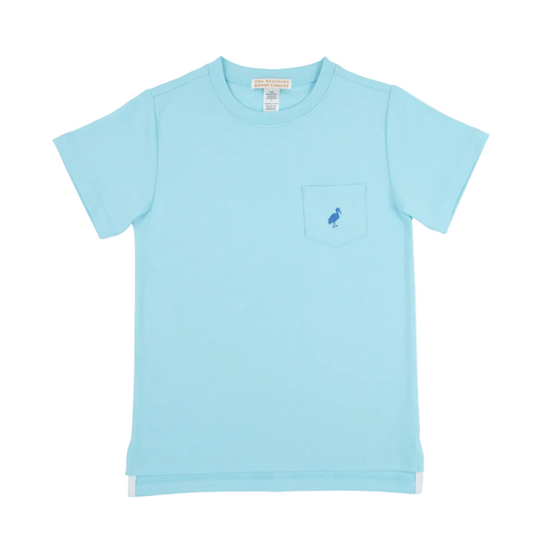 Carter Crewneck - Belhaven Blue/Wood Boat Blue from Anderson Parker
