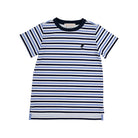 Carter Crewneck Kennedy Cruise Stripe (Nantucket Navy) with Nantucket Navy Stork from Anderson Parker