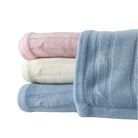 Cashmere-Like Acrylic Blanket - Ivory from Anderson Parker