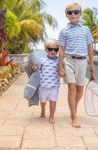 Cassidy Comfy Crewneck Boys - Briland Time/Wood Boat Blue from Anderson Parker