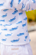 Cassidy Comfy Crewneck Boys - Briland Time/Wood Boat Blue from Anderson Parker