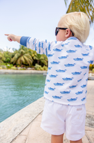 Cassidy Comfy Crewneck Boys - Briland Time/Wood Boat Blue from Anderson Parker