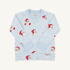 Cassidy Comfy Crewneck - Boys - French Terry - Dear Santa (Buckhead Blue Stripe)/Buckhead Blue from Anderson Parker