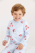 Cassidy Comfy Crewneck - Boys - French Terry - Dear Santa (Buckhead Blue Stripe)/Buckhead Blue from Anderson Parker