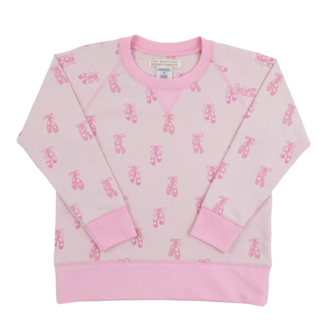 Cassidy Comfy Crewneck - On Pointe from Anderson Parker