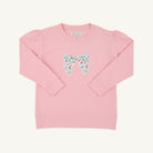Cassidy Comfy Crewneck Puff Sleeve - Sandpearl Pink/Fair St Floral/Bow from Anderson Parker