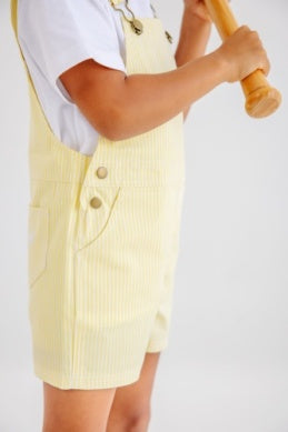 Chapman Choo Choo Overalls - Lake Worth Yellow Stripe from Anderson Parker