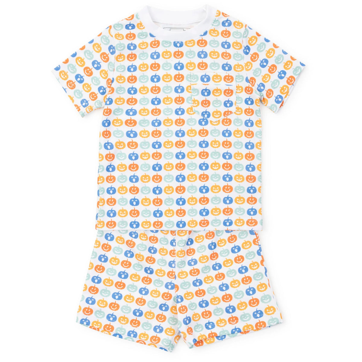 Charles Boys' Short Set - Preppy Pumpkins Cool from Anderson Parker