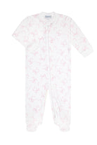 Charming Bows Print Zipper Footie from Anderson Parker