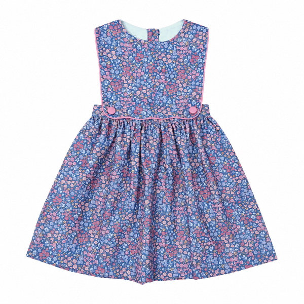 Corduroy Scallop Dress